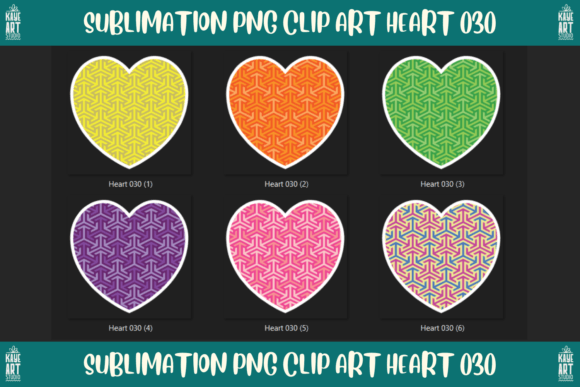 Download Heart Sublimation PNG Clip Art 030 - Premium Resources