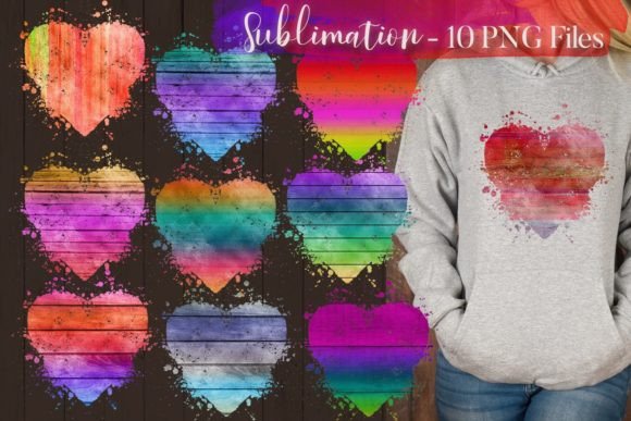 Download Summer Love Neon Heart Sublimation - Premium Resources