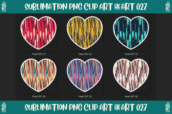 Download Heart Sublimation PNG Clip Art 027 - Premium Resources